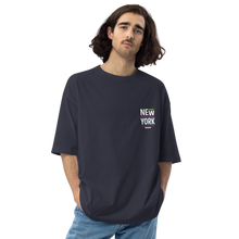 New York Pop Back Unisex Oversized T-Shirt by Design Express