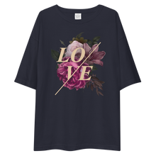 Love Flower Front Unisex Oversized T-Shirt by Design Express