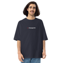 Navy / S Monte Fitz Roy, Patagonia Back Unisex Oversized Dark T-Shirt by Design Express