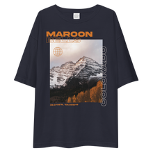 Maroon Bells, Colorado Front Unisex Oversized T-Shirt by Design Express