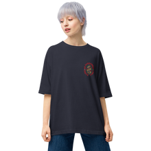 Navy / S No Surrender Back Unisex Oversized T-Shirt by Design Express