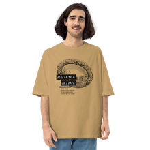 Sand Khaki / S Patience & Time Unisex Oversized T-Shirt by Design Express