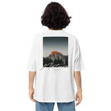 White / S Nature Yosemite Back Unisex Oversized T-Shirt by Design Express