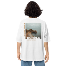 White / S Durdle Door Back Unisex Oversized T-Shirt by Design Express