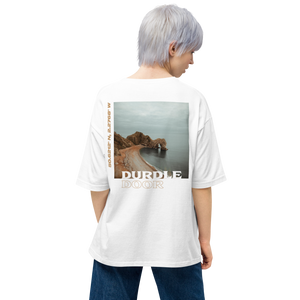 Durdle Door Back Unisex Oversized T-Shirt by Design Express