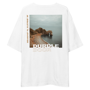 Durdle Door Back Unisex Oversized T-Shirt by Design Express