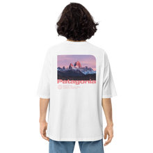 Monte Fitz Roy, Patagonia Back Unisex Oversized White T-Shirt by Design Express
