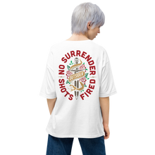 No Surrender Back Unisex Oversized T-Shirt by Design Express