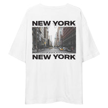 New York Back Unisex Oversized Light T-Shirt by Design Express