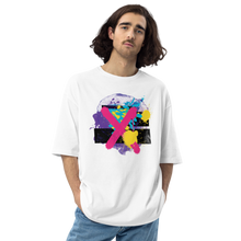 White / S Abstract Series 01 Unisex Oversized T-Shirt by Design Express