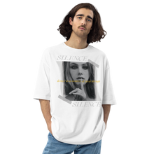 White / S Silence Unisex Oversized T-Shirt by Design Express