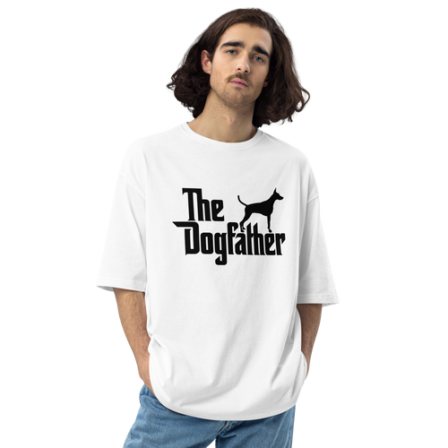 White / S The Dog Father Unisex Oversized Light T-Shirt by Design Express