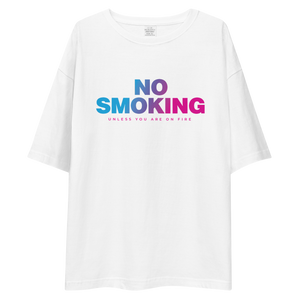 No Smoking Unisex Oversized T-Shirt by Design Express