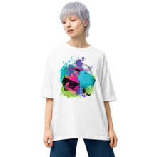 White / S Abstract Series 03 Unisex Oversized T-Shirt by Design Express