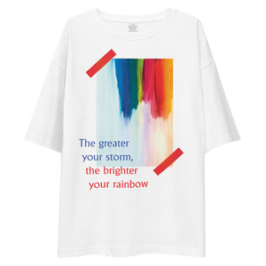 Rainbow Unisex Oversized T-Shirt by Design Express