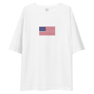 Liberty Unisex Oversized White T-Shirt by Design Express