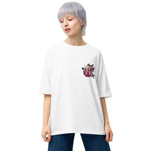 Love Flower Back Unisex Oversized T-Shirt by Design Express