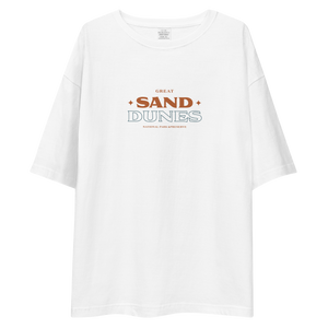 Great Sand Dunes Back Unisex Oversized T-Shirt by Design Express