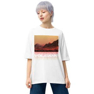 Vulcano Front Unisex Oversized T-Shirt by Design Express