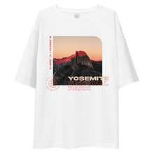 Yosemite National Park Front Unisex Oversized White T-Shirt by Design Express