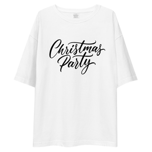 Christmas Party Unisex Oversized Light T-Shirt by Design Express