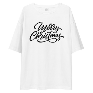 Merry Christmas Unisex Oversized Light T-Shirt by Design Express