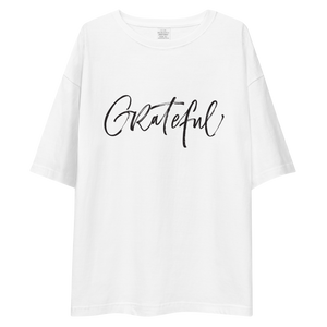 Grateful Light Unisex Oversized T-Shirt by Design Express