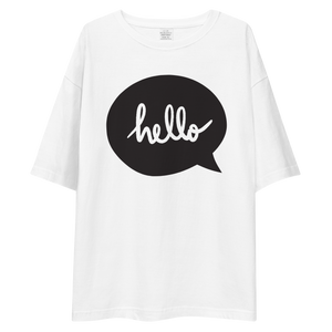 Hello Unisex Oversized T-Shirt by Design Express