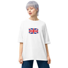 I'd Rather Be In Britain Unisex Oversized White T-Shirt by Design Express