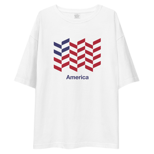 America "Barley" Unisex Oversized T-Shirt by Design Express