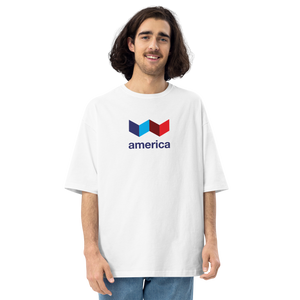 S America "Squared" Unisex Oversized T-Shirt by Design Express