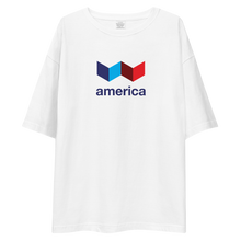 America "Squared" Unisex Oversized T-Shirt by Design Express