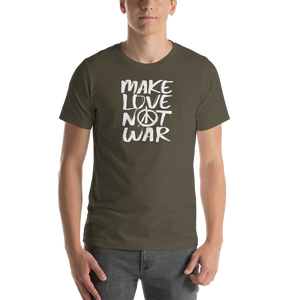 Army / S Make Love Not War (Funny) Unisex T-Shirt by Design Express