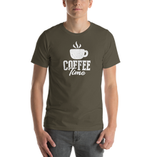 Army / S Coffee Time Short-Sleeve Unisex T-Shirt by Design Express