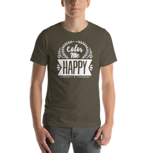 Army / S Color Me Happy Short-Sleeve Unisex T-Shirt by Design Express