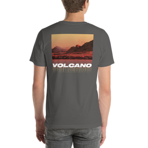 Volcano Back Short-Sleeve Unisex T-Shirt by Design Express