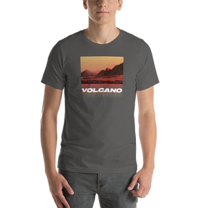 Asphalt / S Volcano Front Short-Sleeve Unisex T-Shirt by Design Express