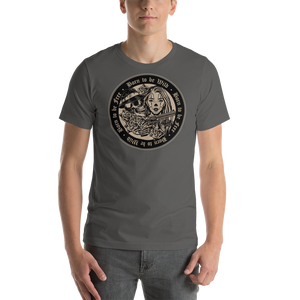 Asphalt / S Born to be Wild, Born to be Free Short-Sleeve Unisex T-Shirt by Design Express