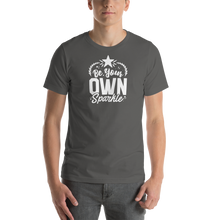 Asphalt / S Be Your Own Sparkle Short-Sleeve Unisex T-Shirt by Design Express