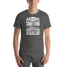 Asphalt / S Learn Something New Everyday Short-Sleeve Unisex T-Shirt by Design Express