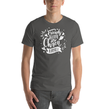 Asphalt / S Friend become our chosen Family Short-Sleeve Unisex T-Shirt by Design Express