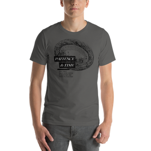 Asphalt / S Patience & Time Unisex T-Shirt by Design Express