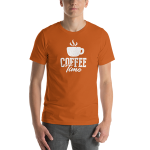 Autumn / S Coffee Time Short-Sleeve Unisex T-Shirt by Design Express