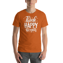 Autumn / S Think Happy Thoughts Short-Sleeve Unisex T-Shirt by Design Express