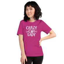 Berry / S Crazy Cat Lady (Cat lover) Funny Light T-Shirt by Design Express