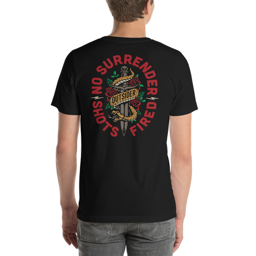 No Surrender Feeds Back Unisex T-Shirt by Design Express