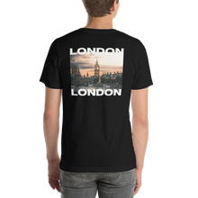 London Back Unisex Black T-Shirt by Design Express