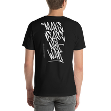 Make Peace Not War Vertical Graffiti Back (motivation) Short-Sleeve Unisex T-Shirt by Design Express