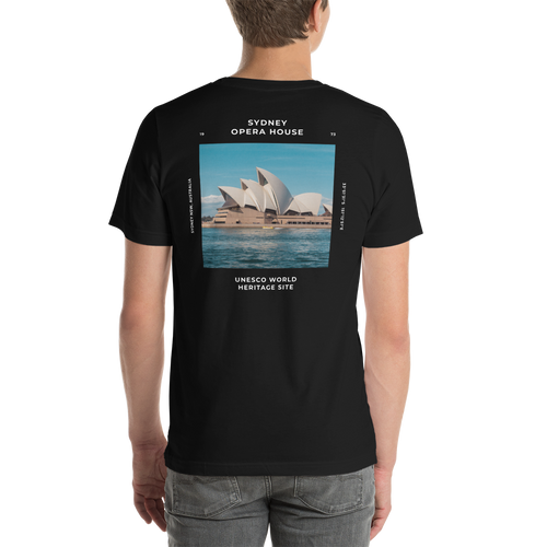 Sydney Australia Unisex T-shirt Back by Design Express