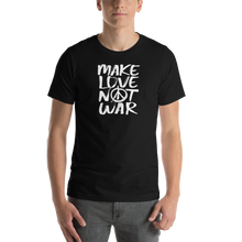 Black / XS Make Love Not War (Funny) Unisex T-Shirt by Design Express